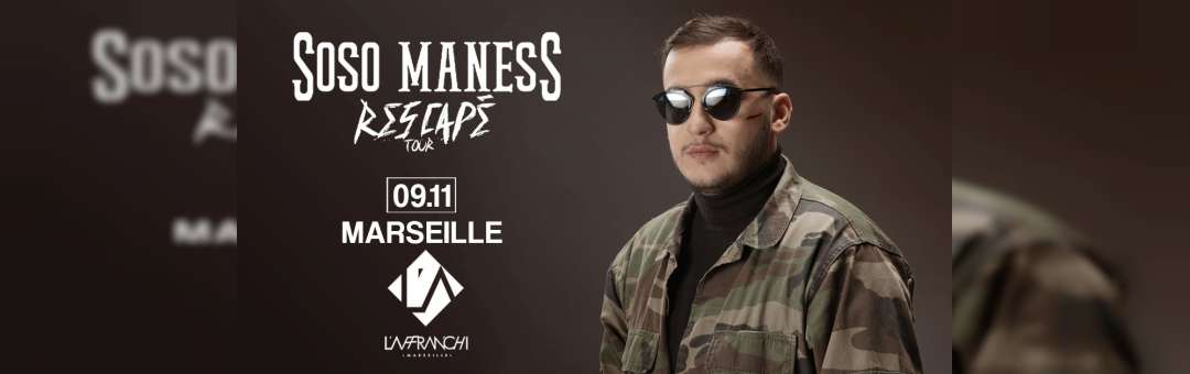 Soso Maness en concert à Marseille (L’Affranchi) le 09/11/19