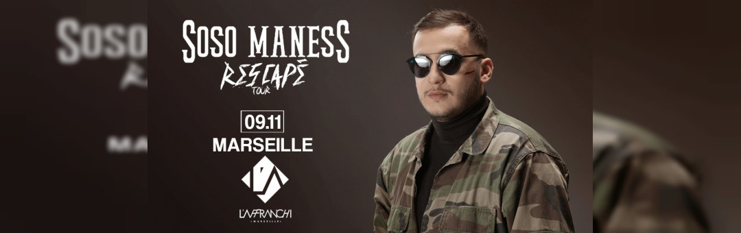 Soso Maness en concert à Marseille (L’Affranchi) le 09/11/19