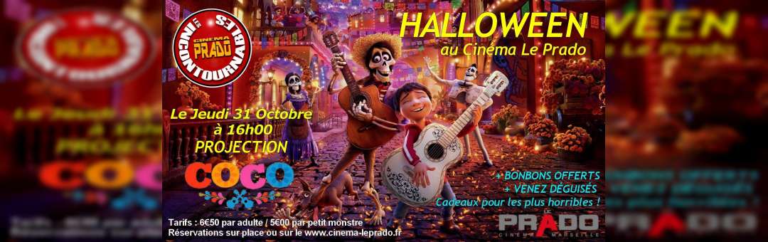 Coco au Cinéma Le Prado pour Halloween !
