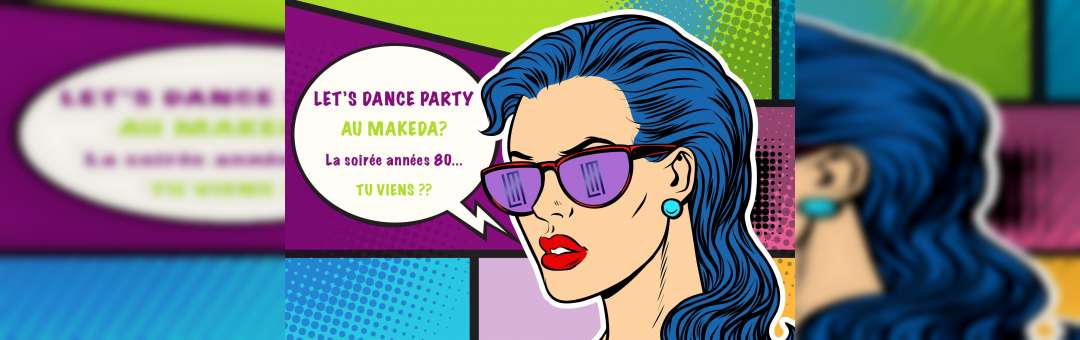 ✧✧ Let’s Dance Party 80’s au Makeda ✧✧