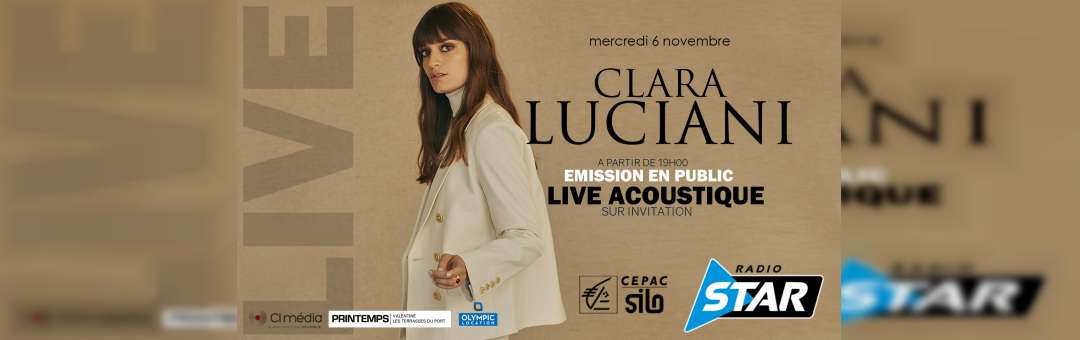 Live acoutisque de Clara Luciani