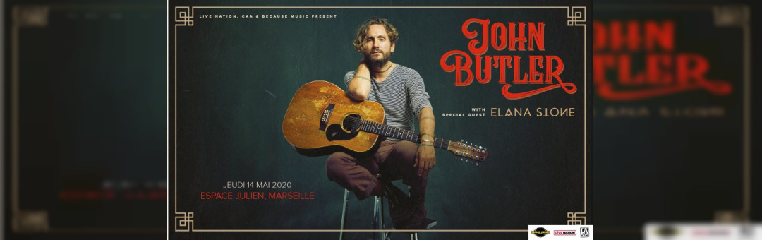 John Butler en concert à Marseille !