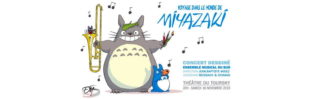 Concert dessiné « Voyage dans le monde de Miyazaki »