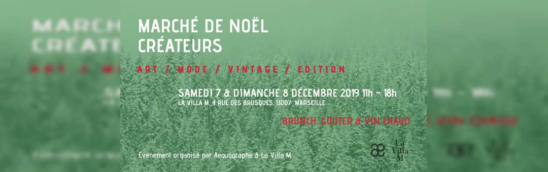 Marché De Noël Créateurs – Æquographe & La Villa M !