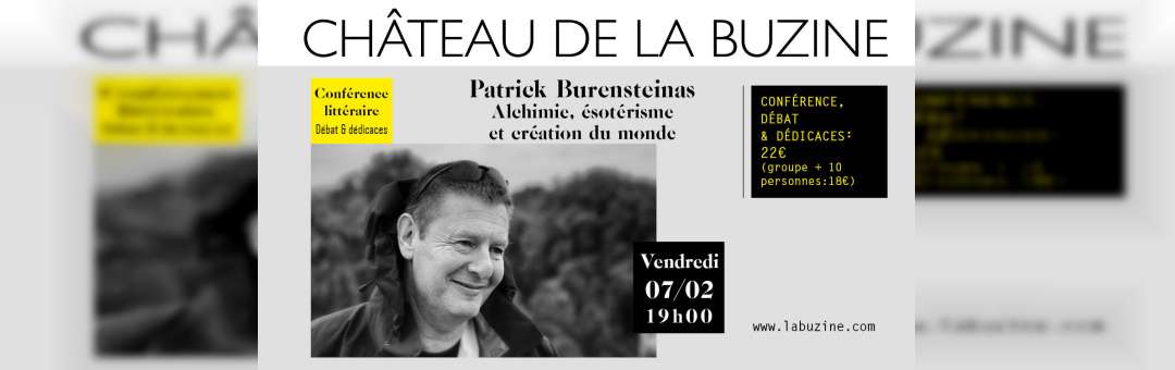 Conférence littéraire Patrick Burensteinas