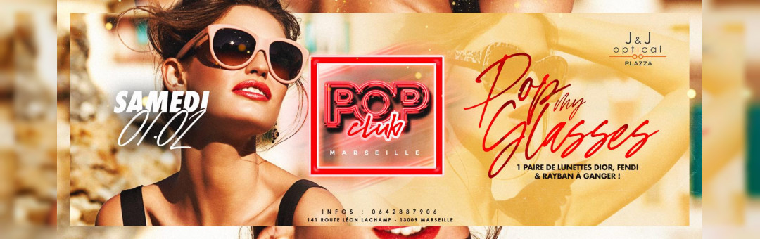 Pop my Glasses x 1 paire de Lunettes Dior, Fendi et Rayban à gag