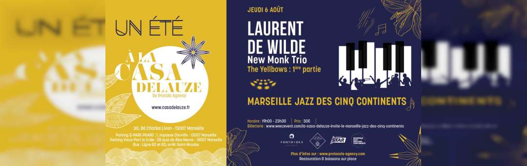 Marseille Jazz des Cinq Continents – Laurent De Wilde
