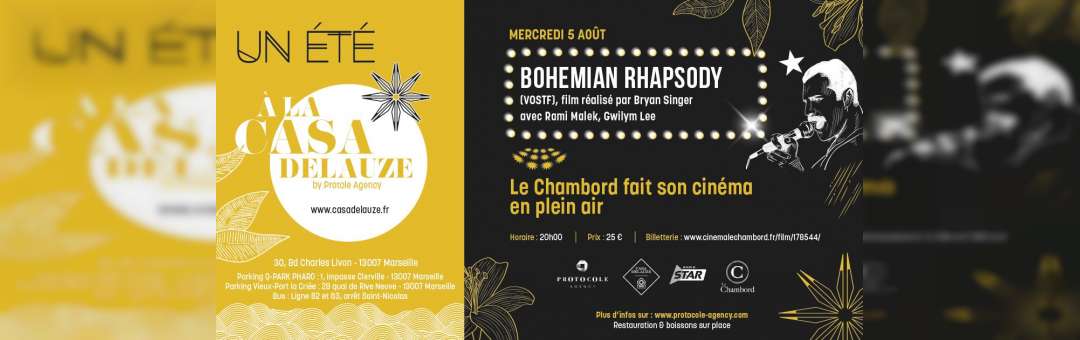 Le Chambord fait son cinéma en plein air – Bohemian Rhapsody