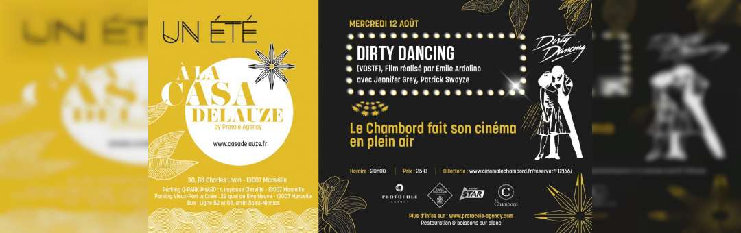 Le Chambord fait son cinéma en plein air – Dirty Dancing