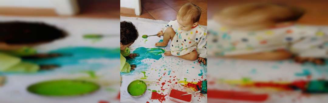 Atelier peinture et arts plastiques pour bébés