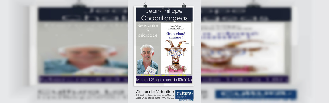 Jean-Philippe Chabrillangeas dédicace à Cultura La Valentine