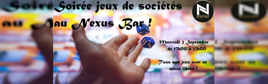 Soirée Jeux de société !