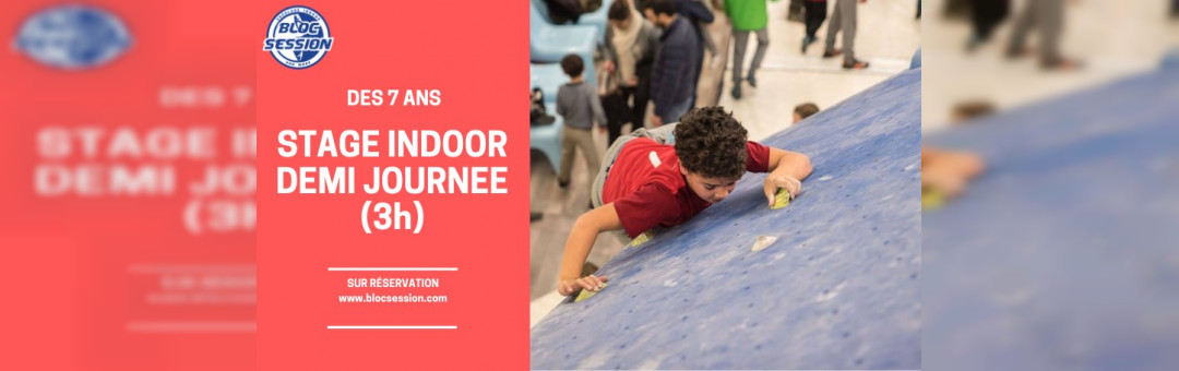 Stage indoor escalade (3h) – TOUSSAINT