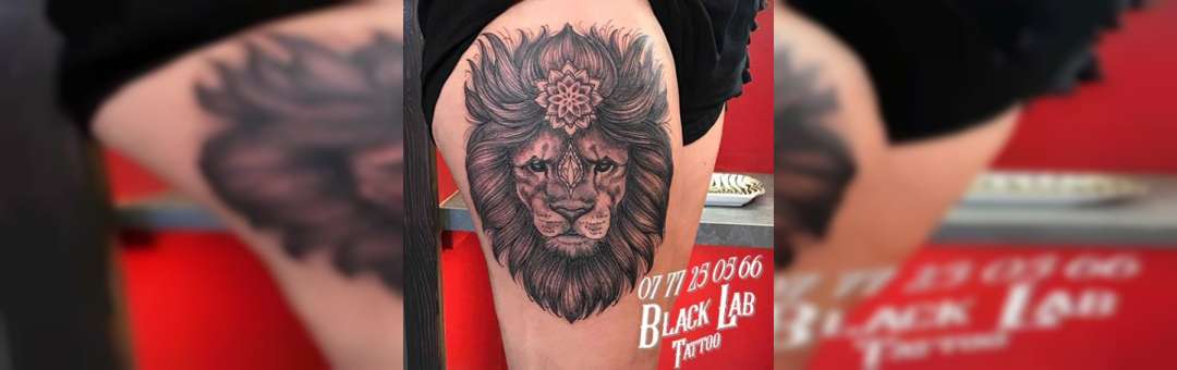 Black Lab Tattoo