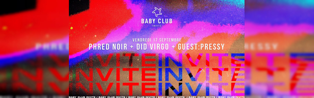 Baby invite : Phred Noir & Did Virgo
