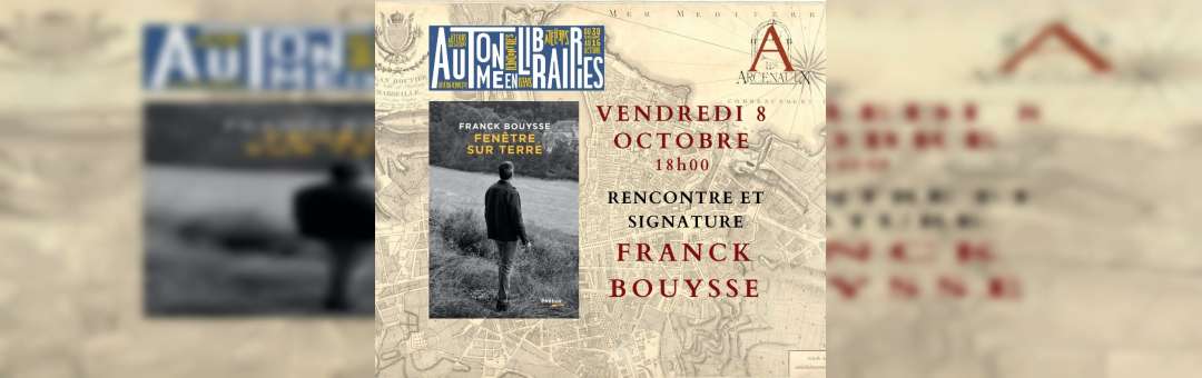 Automne en librairie // Franck Bouysse