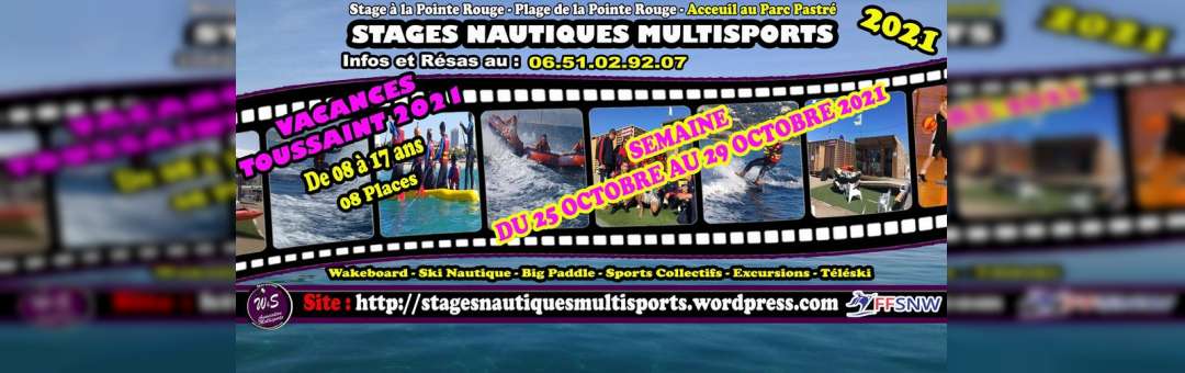 Stage Nautique Multisports W&S (TOUSSAINT 2021)