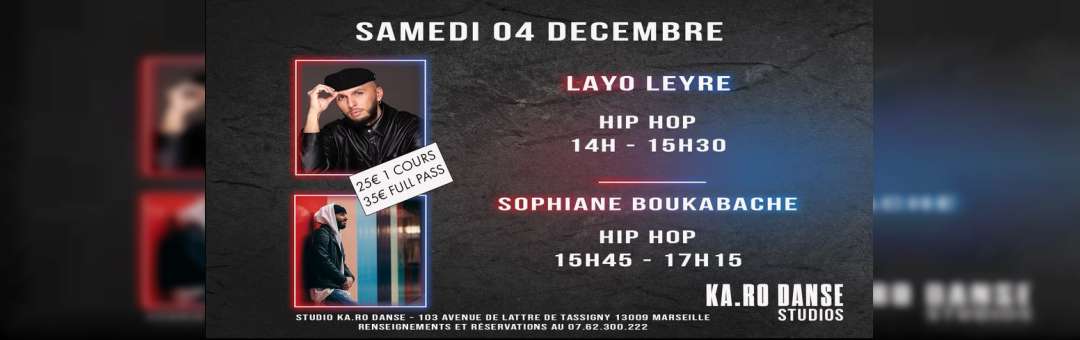 Workshop Hip-Hop avec LAYO et Sophiane