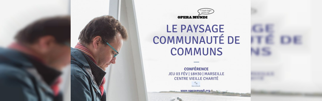 Conférence d’Alexis Pernet, paysagiste (Ecole nationale supérieure du paysage)