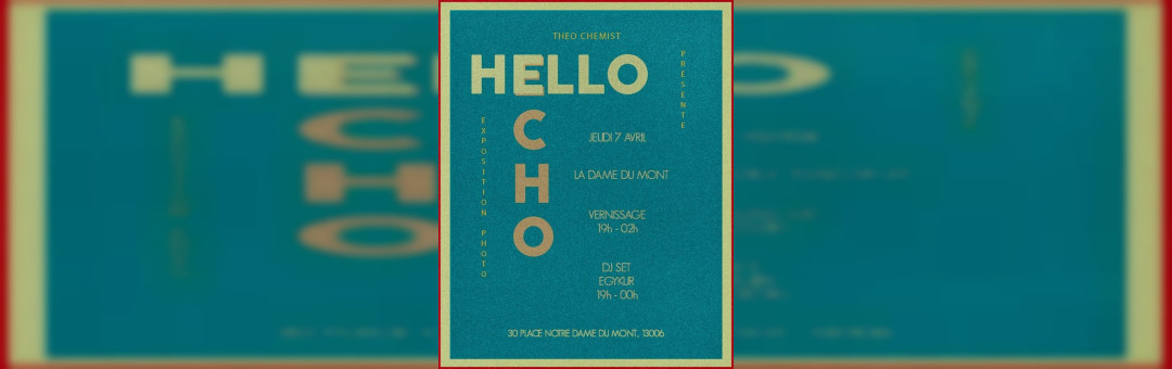 VERNISSAGE THEO	+ EGYKUR ~ PHOTOGRAPHIE ~ LA DAME DU MONT