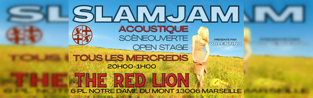 SLAM JAM ACOUSTIQUE / Scène ouverte à @TheRedLionDT