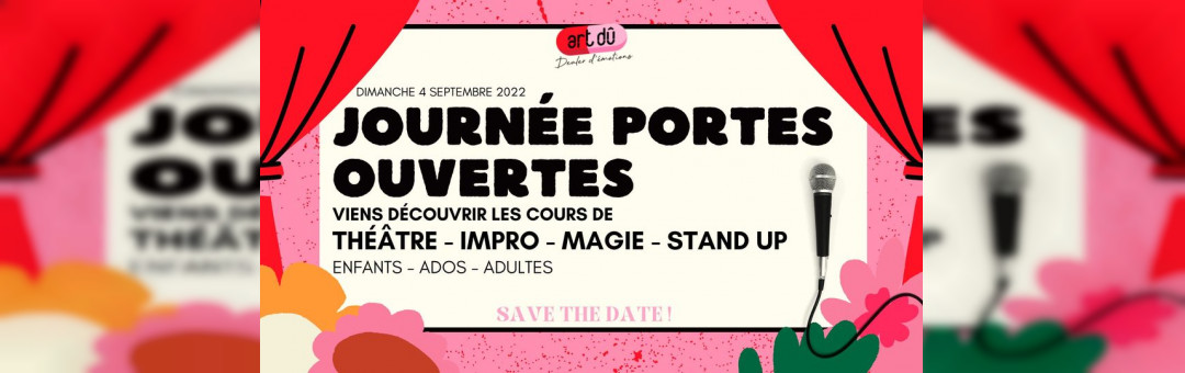 Journées portes ouvertes > Cours de théâtre, impro, stand up, magie !