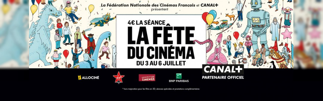 Fête du cinéma : 4€ la séance !