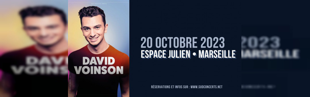 DAVID VOINSON – MARSEILLE – ESPACE JULIEN 20/10/2023
