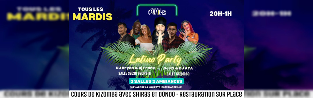 Latino Party & Salsa Bachata // 2 salles 2 ambiances aux Docks @La place des Canailles