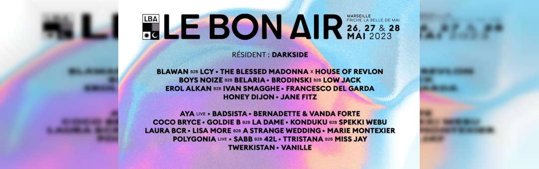 Festival Le Bon Air 2023