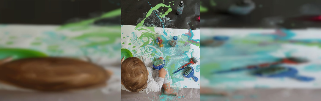 Atelier peinture et arts plastiques pour bébés et parents