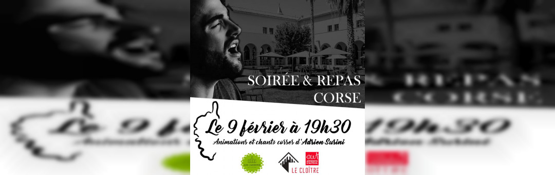 Soirée Corse – Le Cloître – 9 février 2023