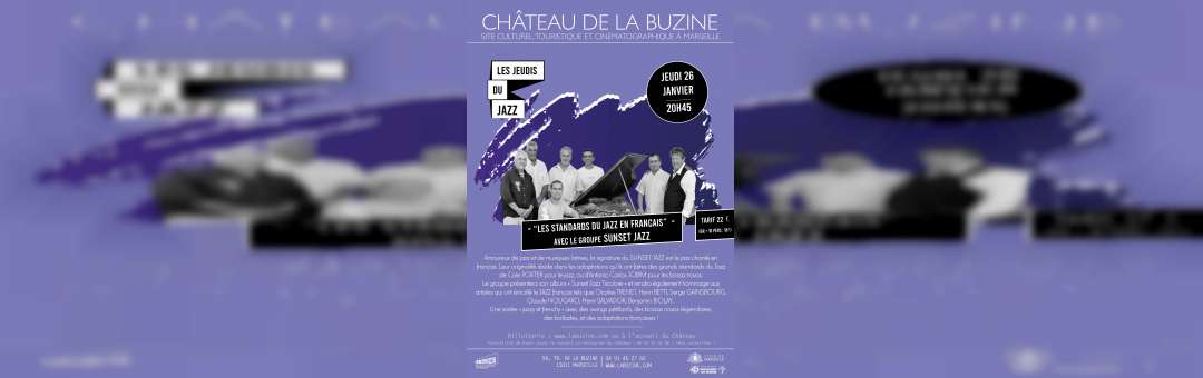 Les standards du jazz en Français avec le groupe SUNSET JAZZ