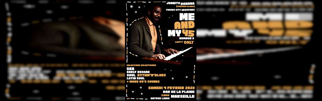 Soirée Jamaican oldies & Rythm’n’Soul : Me and my forty five !