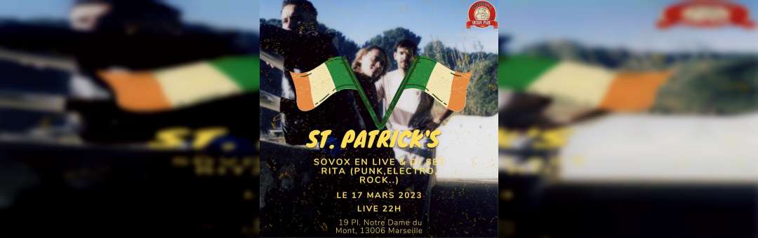 SOvOX Live + Dj Set Rock by Rita  ST PATRICK’S
