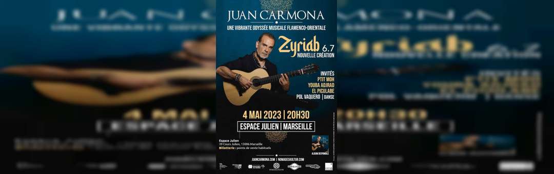 Juan Carmona en concert à l’Espace Julien