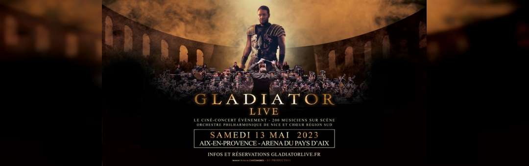 GLADIATOR Live – Ciné-concert – Aix en Provence