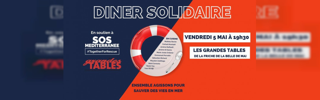 Dîner solidaire pour sauver des vies en mer