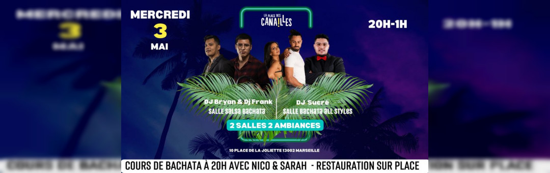 Opening Soirée Salsa & Bachata  aux Docks / 2 Salles 2 ambiances: Salsa y Mas & Bachata All Styles