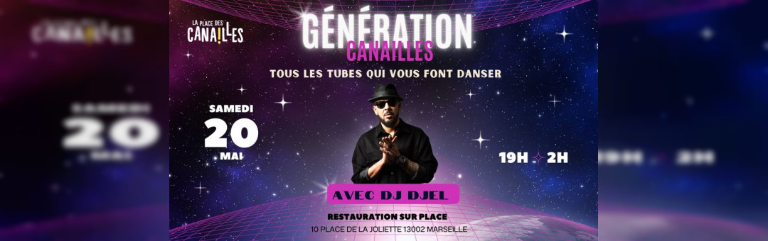 Génération Canailles – Samedi 20 Mai