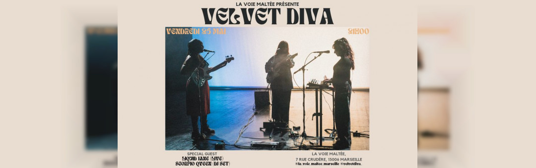 VELVET DIVA LIVE À LA VOIE MALTÉE