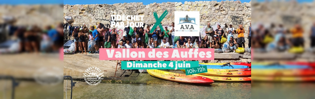 1 Déchet Par Jour x Les Amis du Vallon des Auffes – Calanques Propres