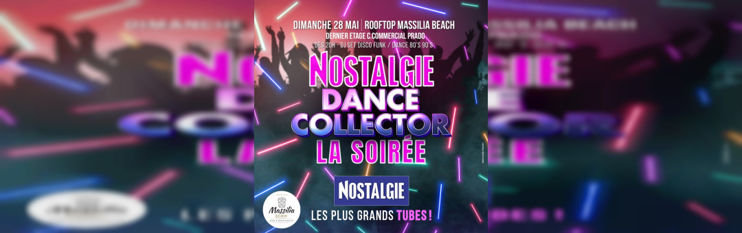 Rooftop Massilia Beach – Nostalgie Dance Collector – Année 80-90′