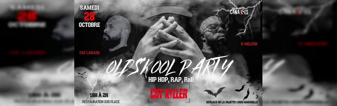 OLDSKOOL PARTY spécial Cut Killer – Samedi 28 octobre