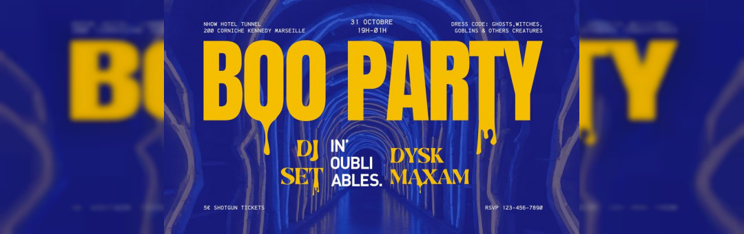 HALLOWEEN BOO PARTY nhow x IN’OUBLIABLES