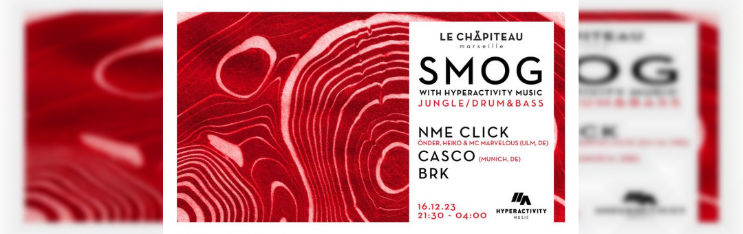 SMOG w/ Hyperactivity Music invite NME CLICK & CASCO + BRK