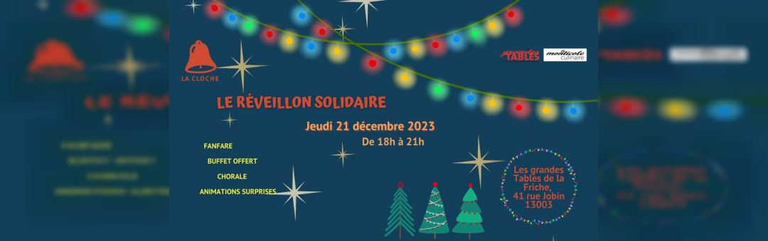 Le réveillon solidaire de La Cloche Sud