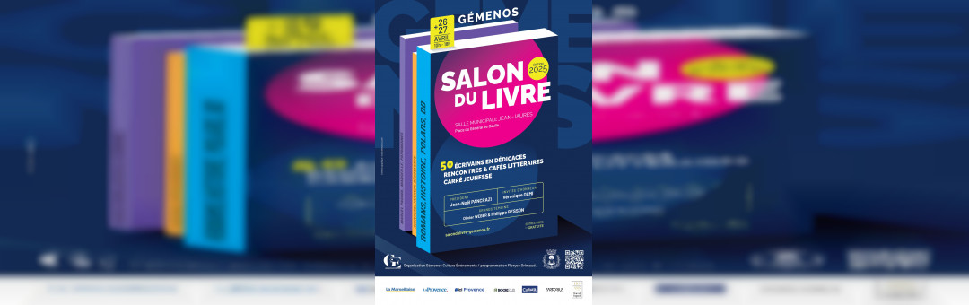 Salon du Livre de Gémenos les 26 et 27 avril
