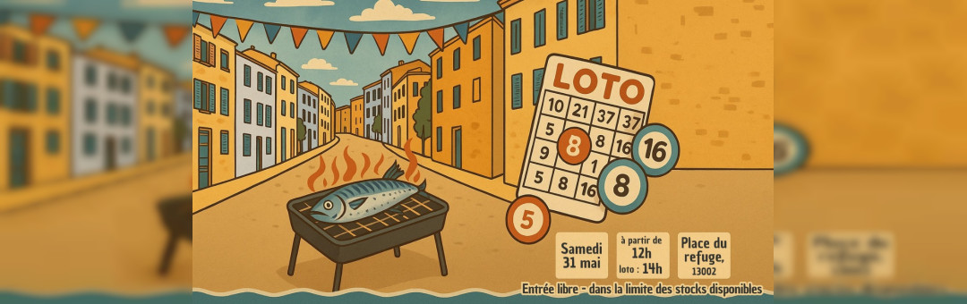 Sardinade et loto géant au cœur du Panier