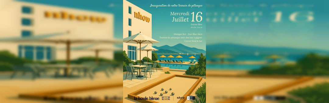 Tournoi de pétanque au nhow